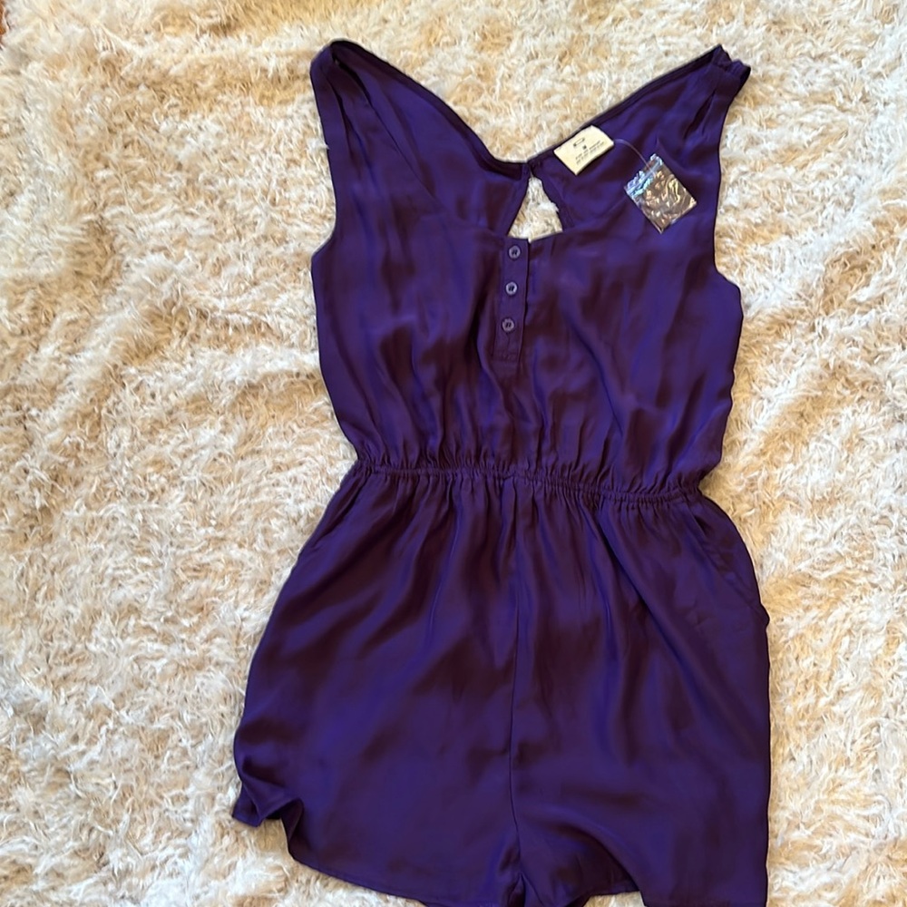 Open back romper